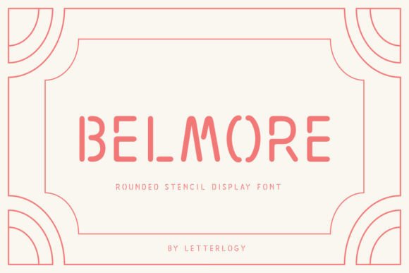Belmore: The Modern Stencil Font That Balances Personality and Polish