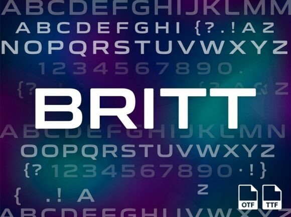Britt: The Bold Typeface for Unforgettable First Impressions