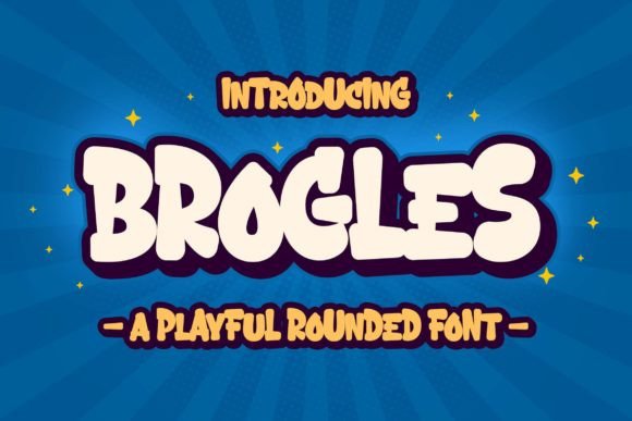 Brogles: The Playful Display Font That Brings Designs to Life