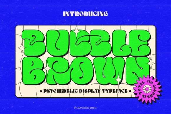 Bubble Brown: A Playful Font for Joyful Designs