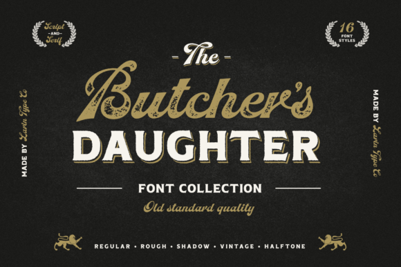 Butcher's Daughter: The Bold Display Font with Vintage Soul