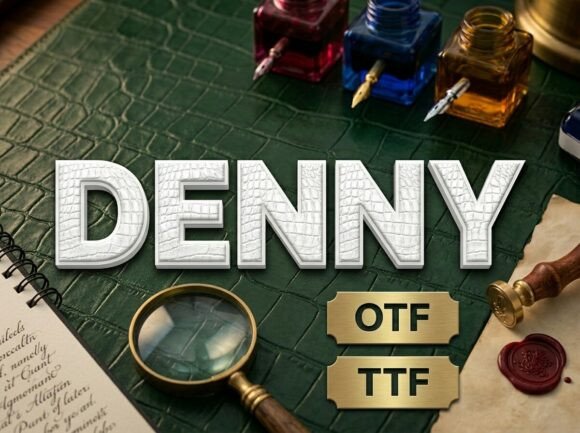 Denny: The Bold Display Typeface for Unforgettable Brands