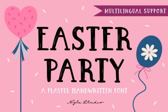 Easter Party Font: A Whimsical Typeface for Festive Designs