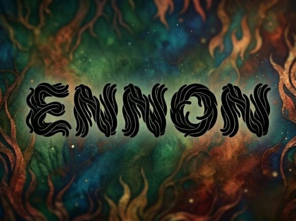 Ennom: The Artisanal Display Font with Organic Flow