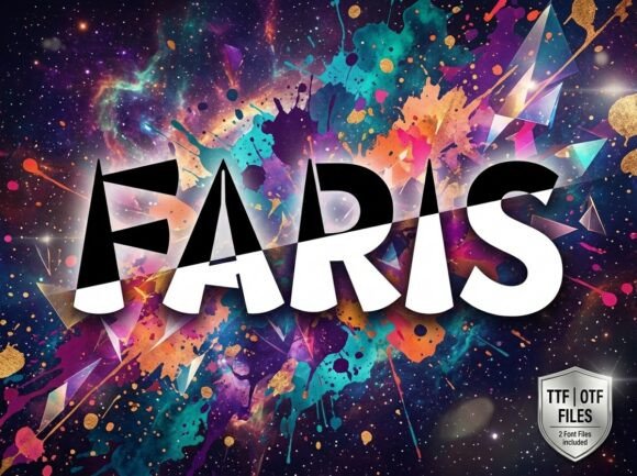 Faris: The Geometric Typeface That Demands a Second Look