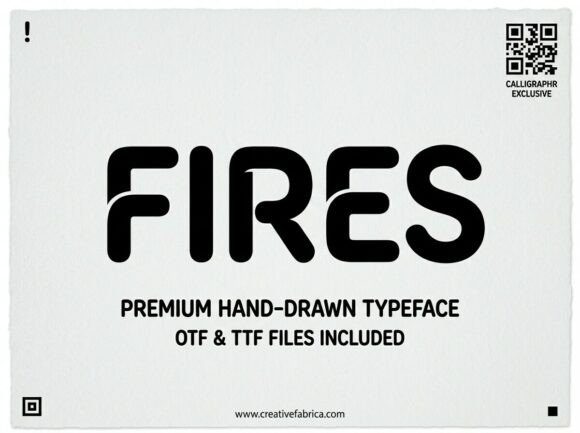 Fires: A Display Typeface That Demands Attention