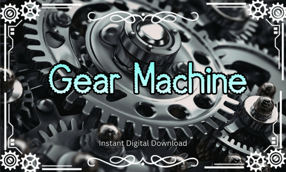 Gear Machine Font: Engineering a Bold Visual Identity