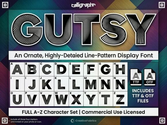 Gutsy: The Display Typeface for Designs That Demand a Second Look