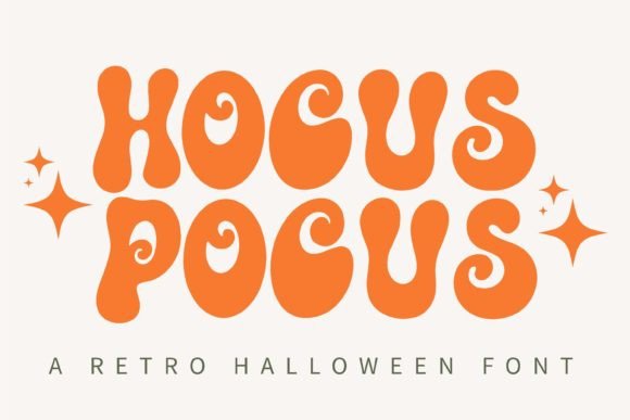 Hocus Pocus: The Groovy Display Font for Hippie Halloween Vibes