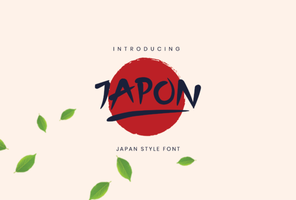 Japon: A Display Font Blending Japanese Artistry with Modern Design
