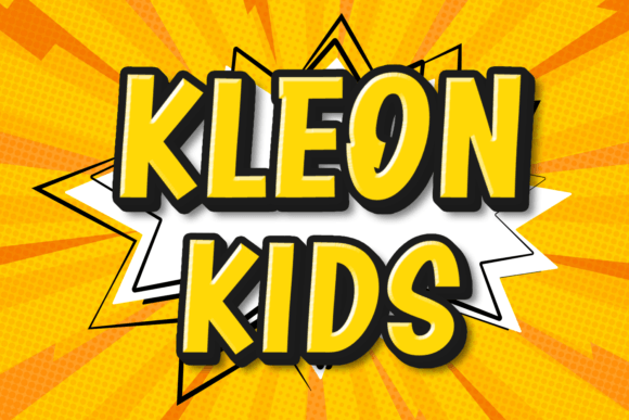Kleon Kids: A Bold Display Font for Creative Projects