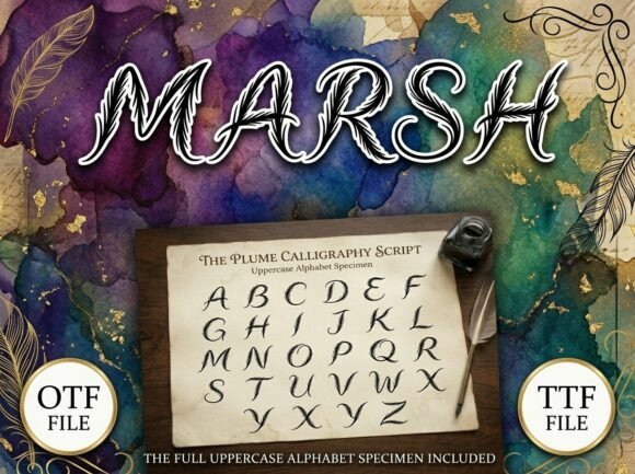 Marsh: A Bold Display Font for Unforgettable Branding