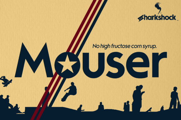 Mouser: The Modern Display Font for Clean Branding