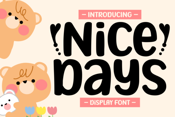 Nice Days: The Playful Font for Kids' Crafts and Beyond