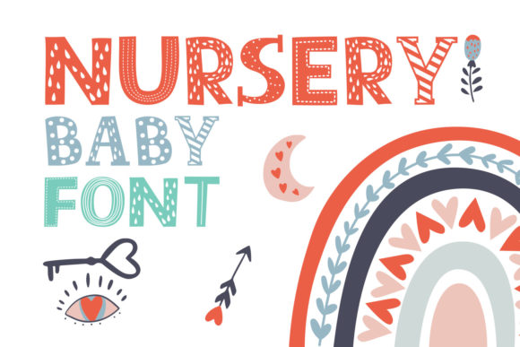 Nursery Baby: A Font That Brings Cheerful Energy to Your Projects