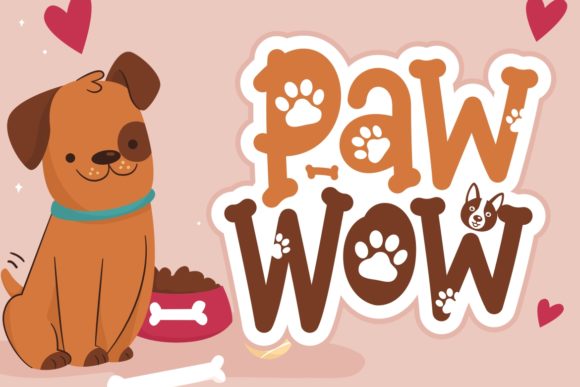 Paw Wow: The Playful Font That Brings Dog-Themed Projects to Life