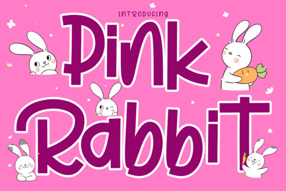 Pink Rabbit: The Stylish Font That Makes Designs Pop