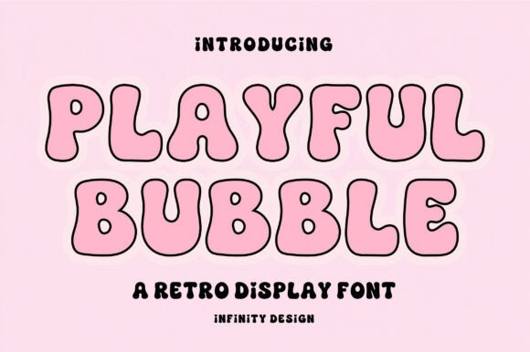 Playful Bubble: A Retro Font for Modern Creative Projects