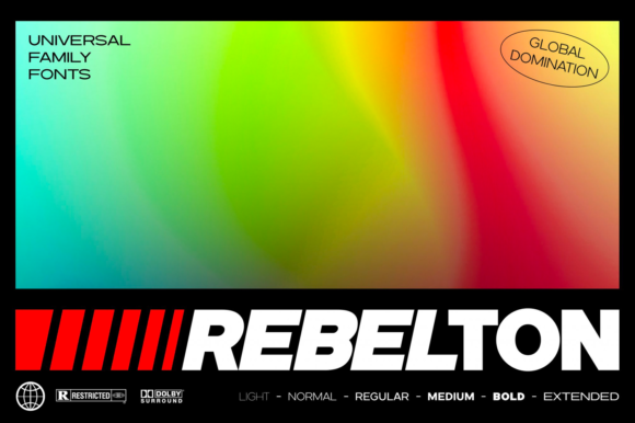 Rebelton: The Futuristic Display Font for Bold Projects
