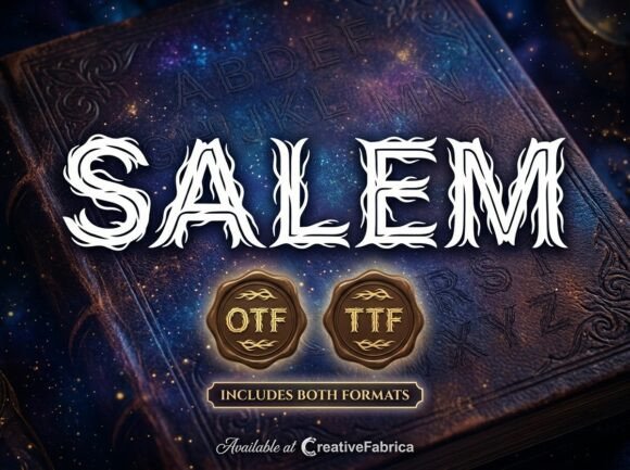 Salem: A Typeface Forged in Shadow and Smoke