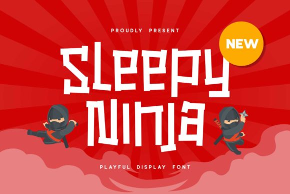 Sleepy Ninja: A Quirky Display Font with Real Character