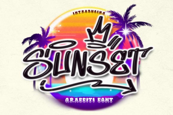 Sunset: A Street Art Font for Bold Branding