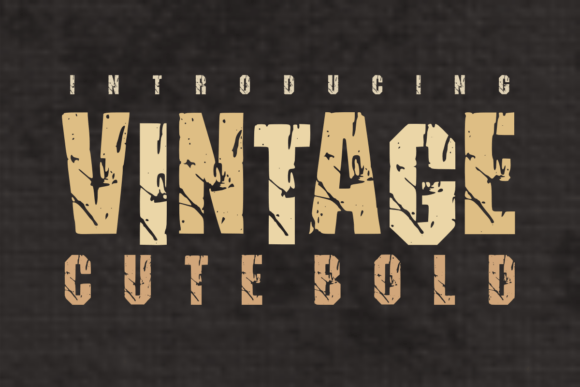 That Bold, Weathered Typeface You've Been Looking For