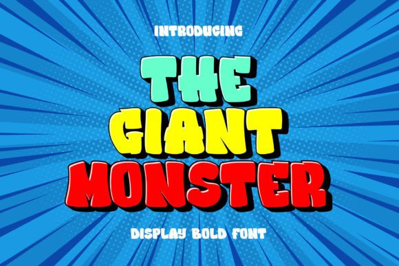 The Giant Monster Font: Unleashing Bold, 3D Typography