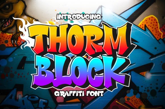 Thorm Block: The Bold Typeface for Streetwear and Urban Branding