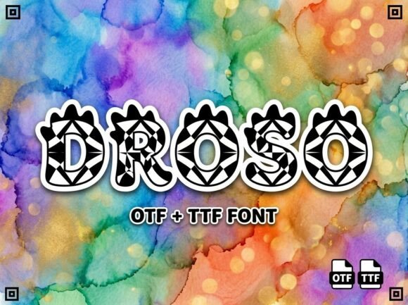 Unleash Prehistoric Playfulness with the Droso Font