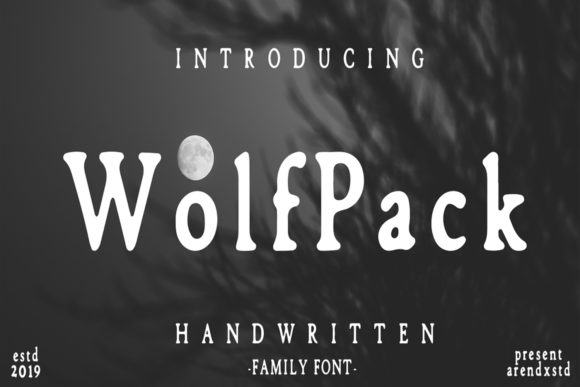 Wolfpack: A Font with Wild Spirit for Bold Branding